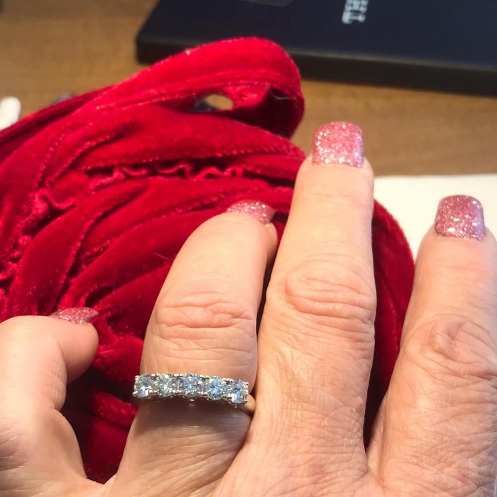 Moissanite ring